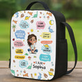 Personalized Kids Lunch Bag with Dinosaurs & Affirmations Lunch Bags GradoCreations