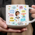 Personalized Dinosaur Affirmations Pottery Mug for Kids Gift Pottery Mug GradoCreations