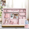Personalized Baby Photo Keepsake 2-Layer Wood Plaque Gift Wood Plaque GradoCreations