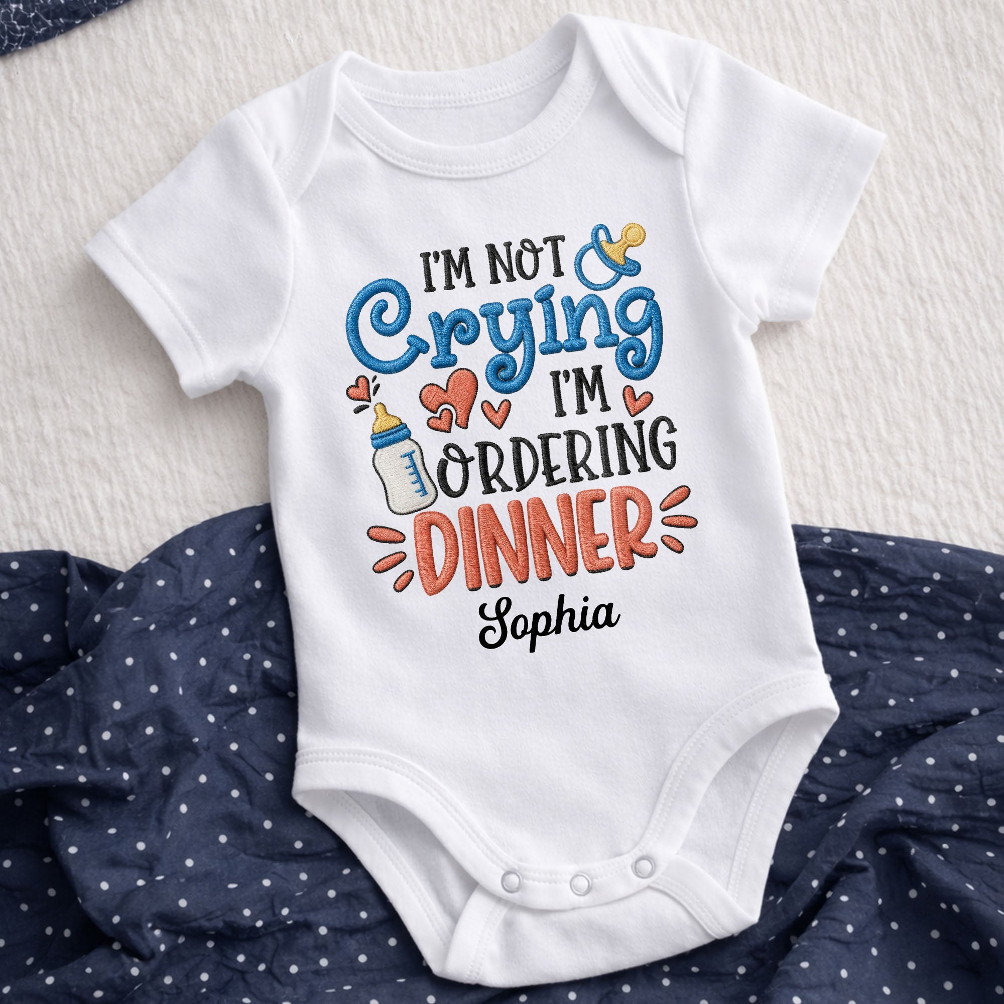 Personalized Custom Baby Onesie Unique Baby Gift for Newborns Baby Onesie GradoCreations