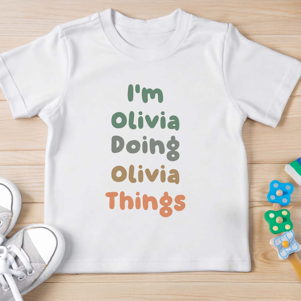 Personalized Custom Youth T-Shirt Fun Colorful Gift for Kids Youth T-Shirt GradoCreations