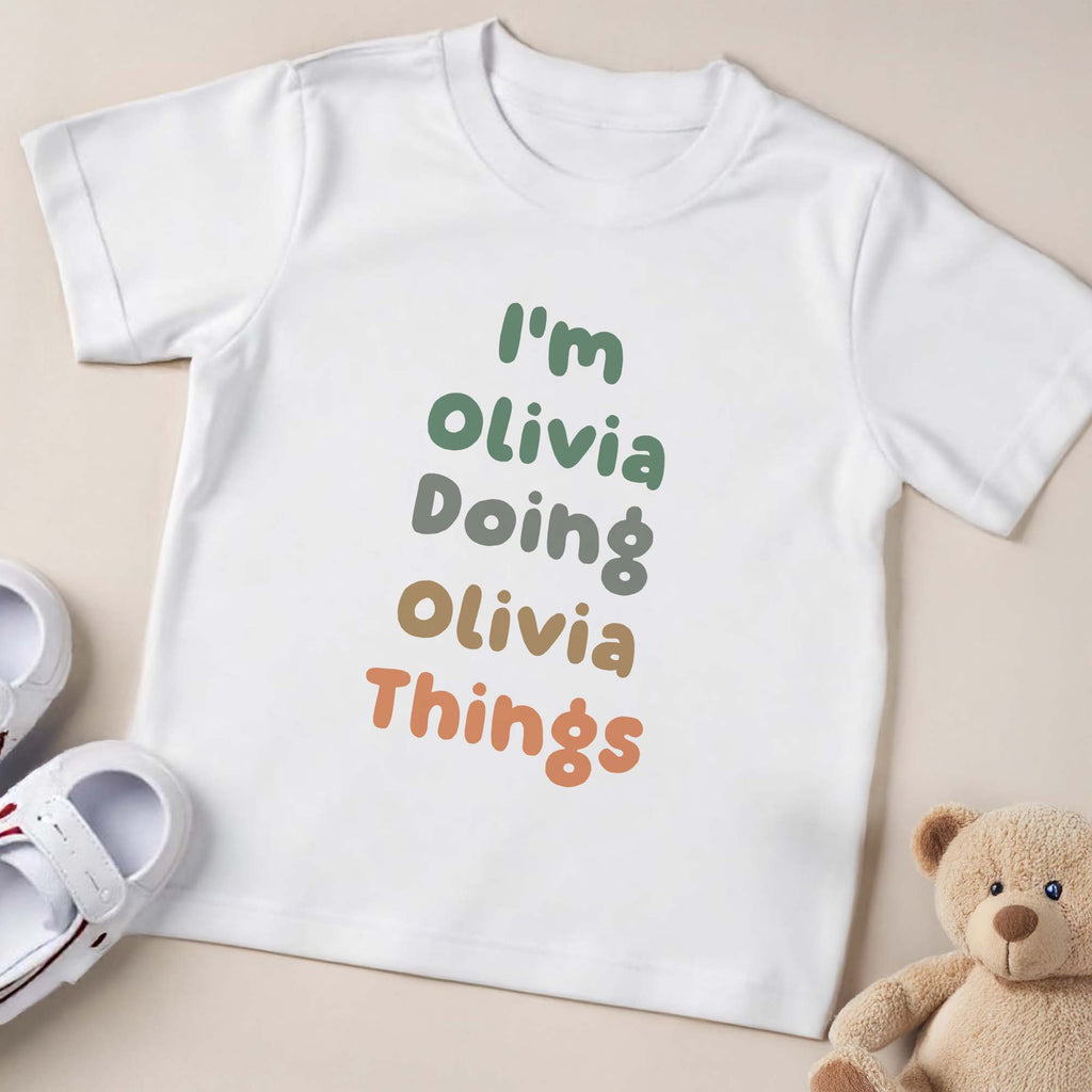 Personalized Custom Youth T-Shirt Fun Colorful Gift for Kids Youth T-Shirt GradoCreations