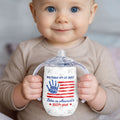 Personalized 4th of July American Flag Sippy Cup Custom Name Gift for Kids Sippy Cup GradoCreations