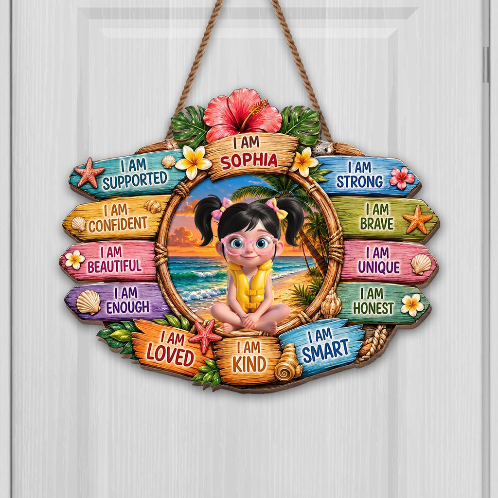 Personalized Custom Shaped Wood Sign for Kids - Eco-Friendly Gift Wood Sign GradoCreations