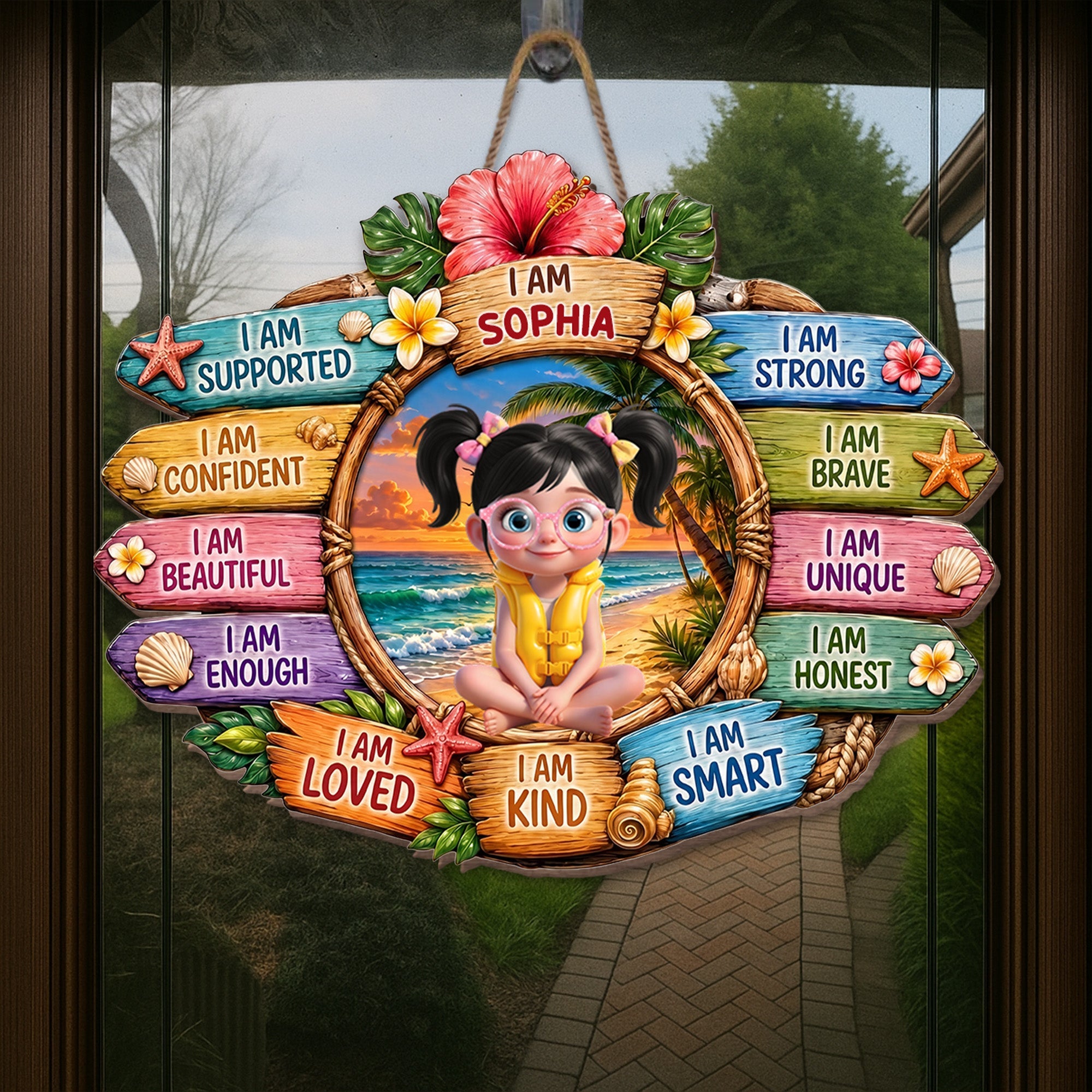 Personalized Custom Shaped Wood Sign for Kids - Eco-Friendly Gift Wood Sign GradoCreations