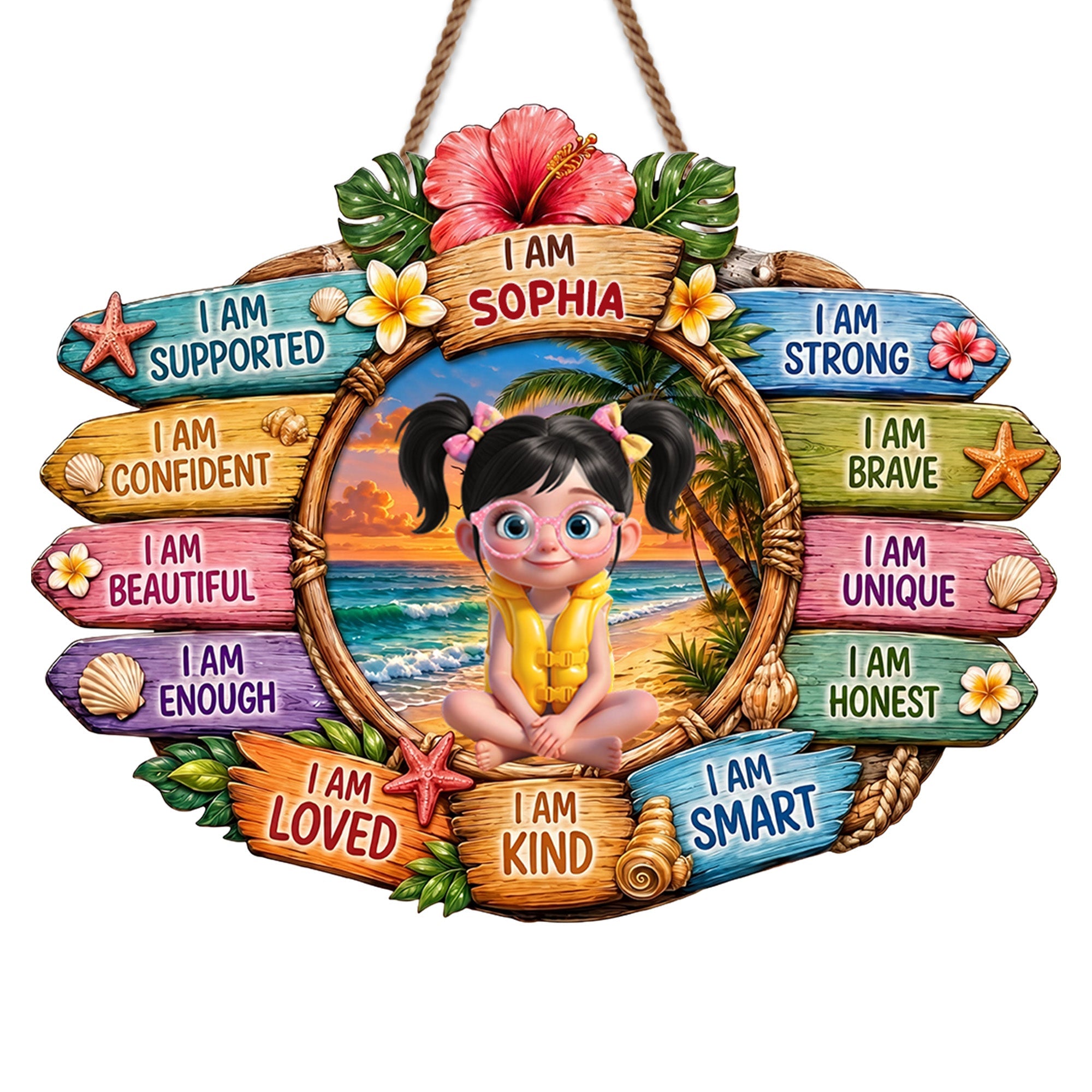 Personalized Custom Shaped Wood Sign for Kids - Eco-Friendly Gift Wood Sign GradoCreations