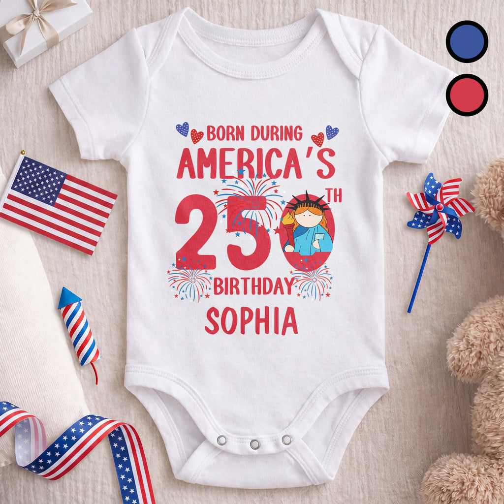 Personalized Custom Baby Onesie 4th of July Gift for Baby Baby Onesie GradoCreations