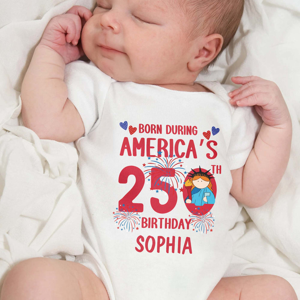 Personalized Custom Baby Onesie 4th of July Gift for Baby Baby Onesie GradoCreations