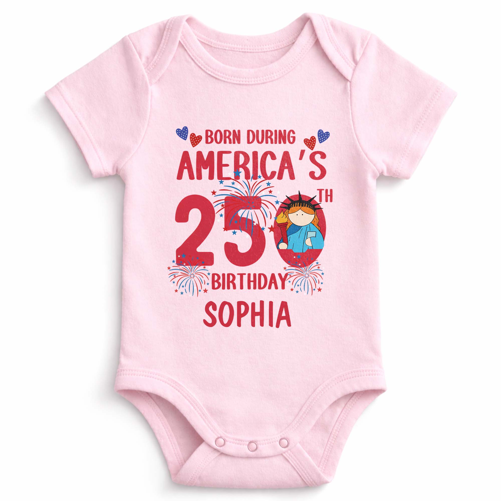 Personalized Custom Baby Onesie 4th of July Gift for Baby Baby Onesie GradoCreations