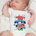 Personalized Soccer Ball Baby Onesie Custom Name Gift for Kids Baby Onesie GradoCreations