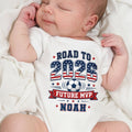 Personalized Custom Baby Onesie Road to Future MVP Gift for Baby
