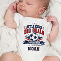 Personalized Baby Onesie Custom Name Soccer MVP Gift