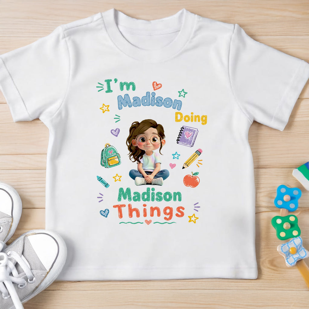 Personalized Custom Youth T-Shirt for Kids - Back to School Gift Youth T-Shirt GradoCreations