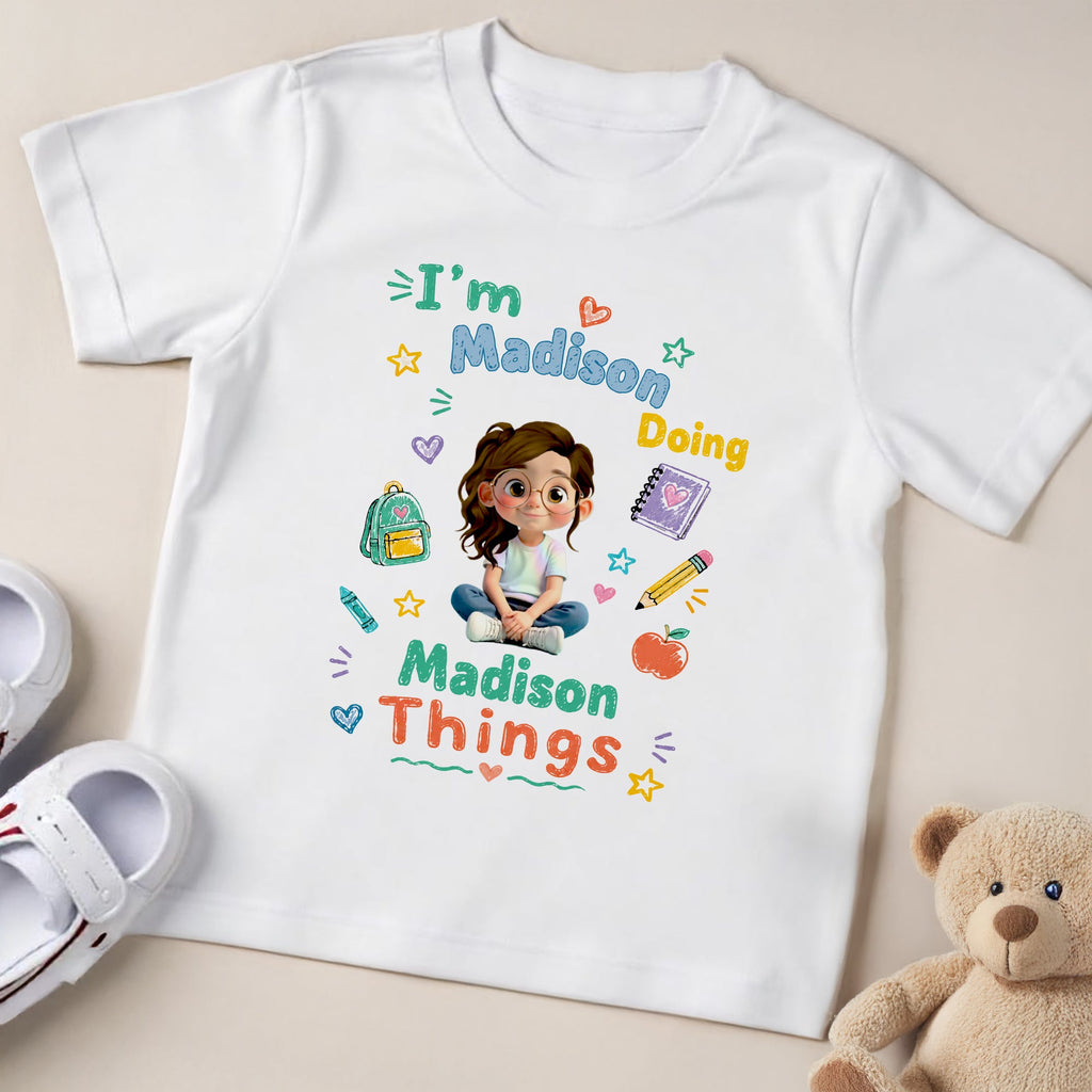 Personalized Custom Youth T-Shirt for Kids - Back to School Gift Youth T-Shirt GradoCreations