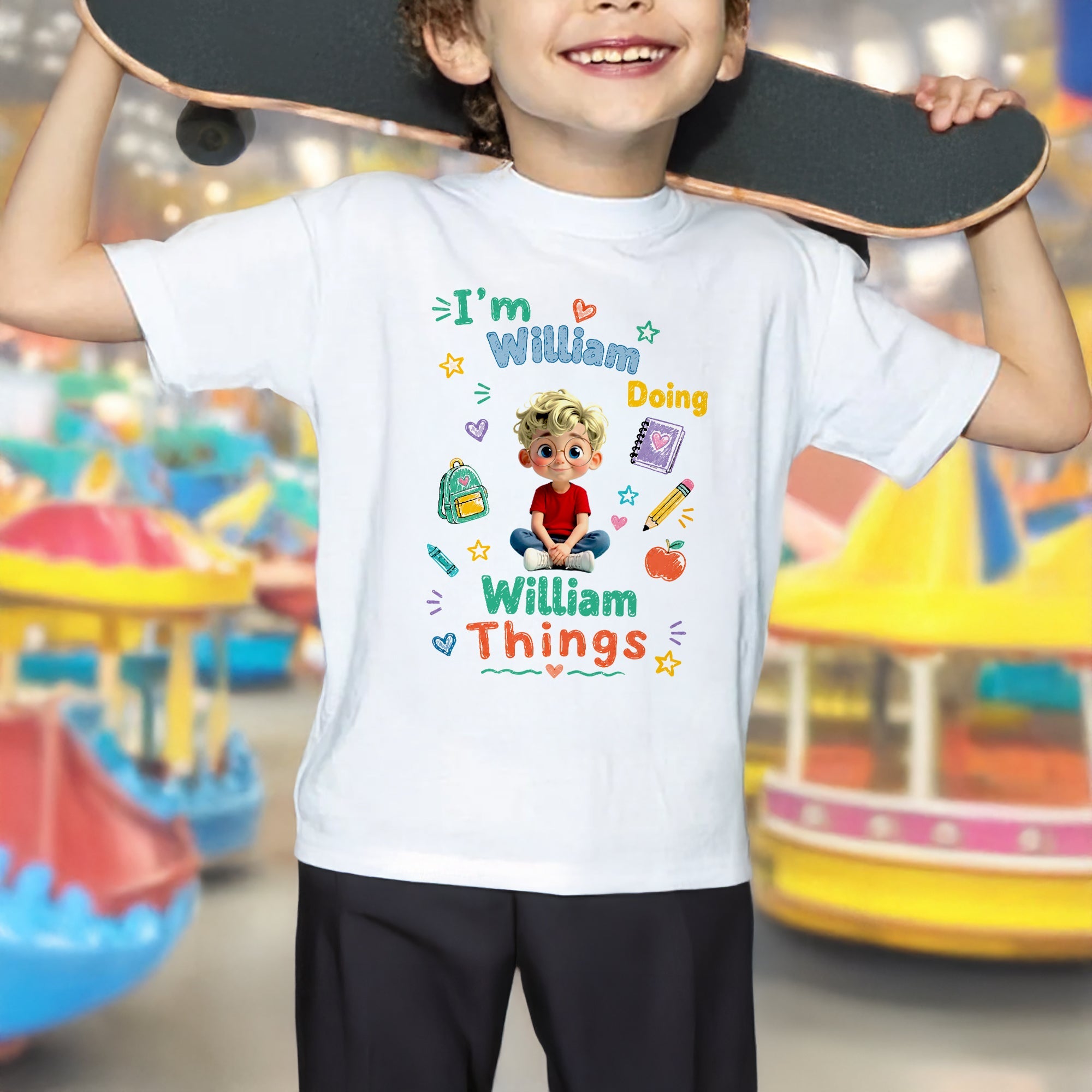 Personalized Custom Youth T-Shirt for Kids - Back to School Gift Youth T-Shirt GradoCreations