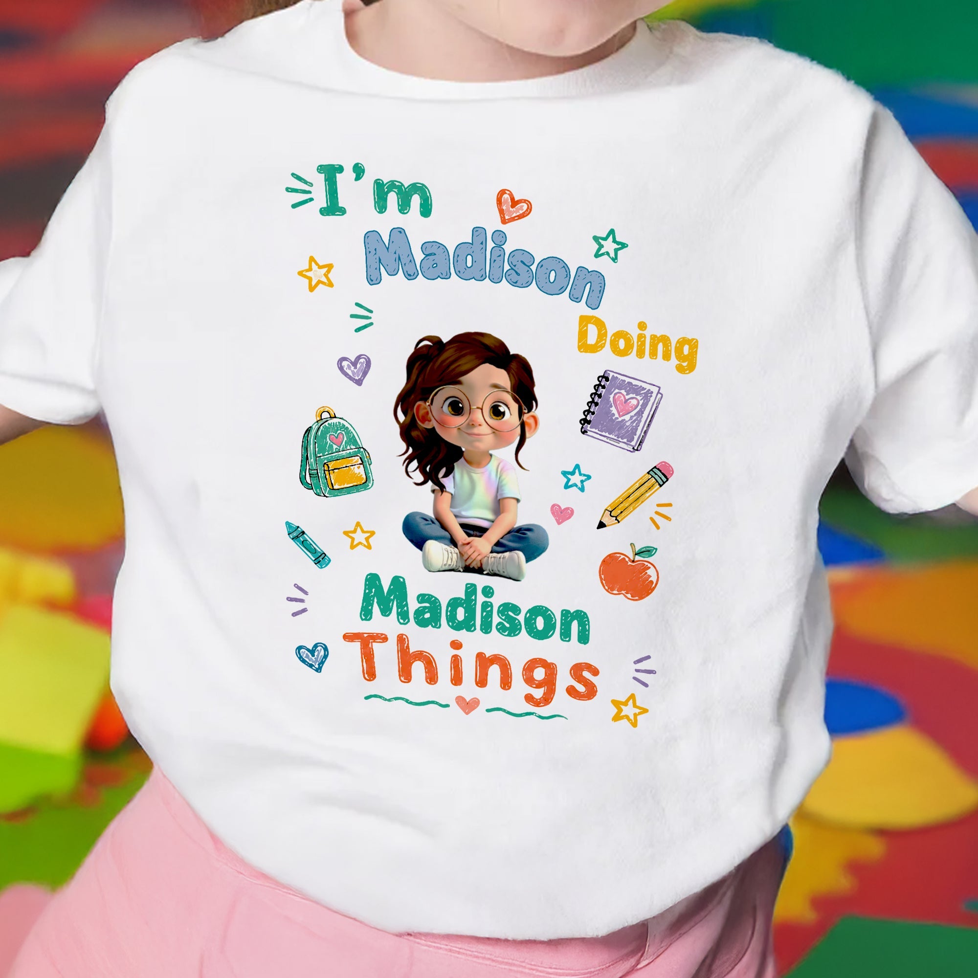 Personalized Custom Youth T-Shirt for Kids - Back to School Gift Youth T-Shirt GradoCreations