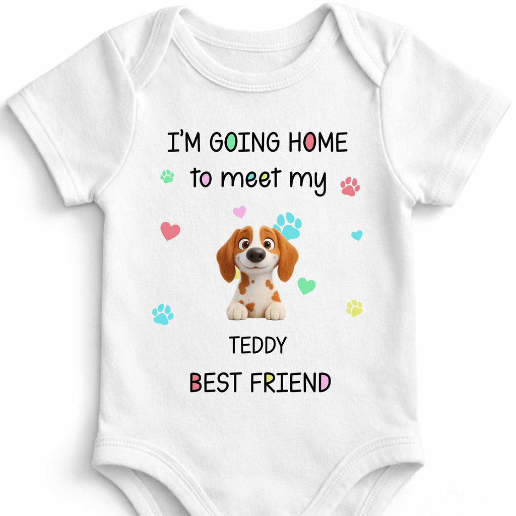 Personalized Custom Baby Onesie Cute Pet Design Gift for Kids Baby Onesie GradoCreations