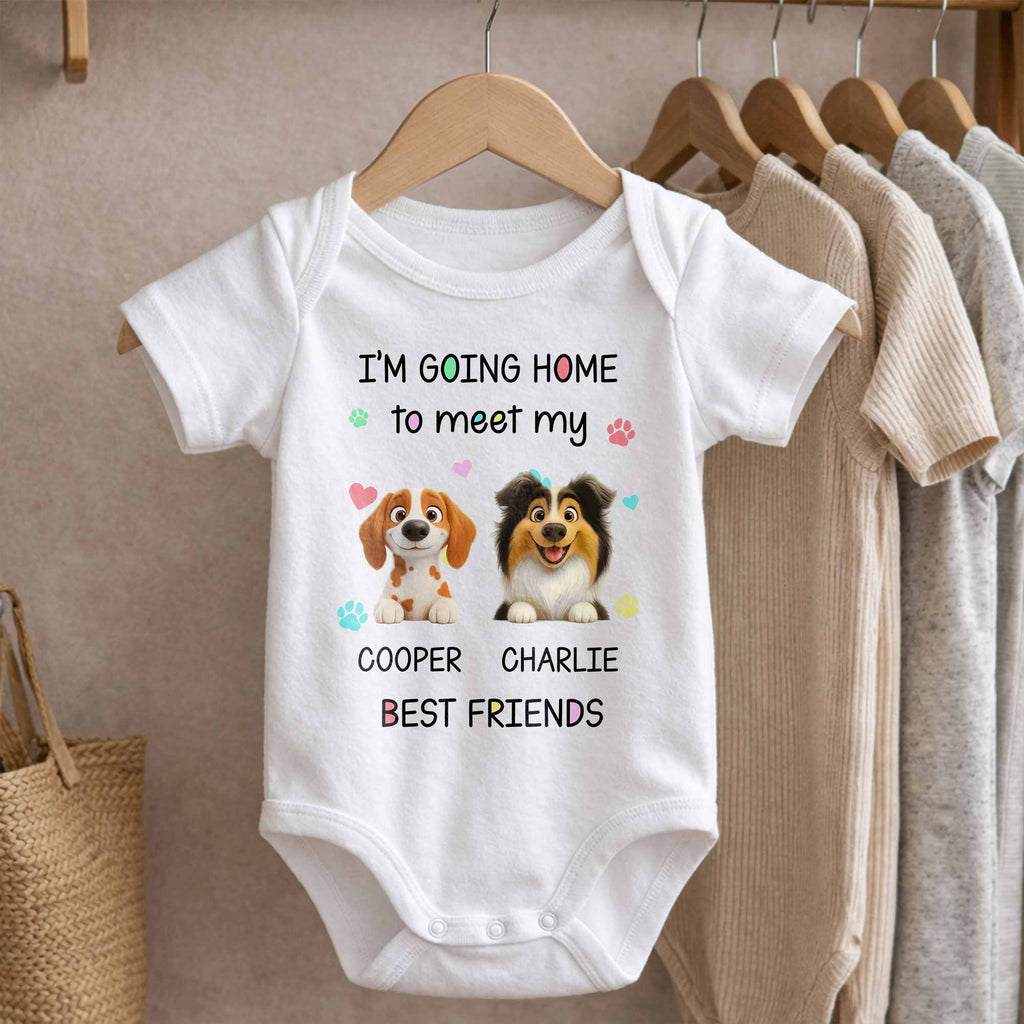 Personalized Custom Baby Onesie Cute Pet Design Gift for Kids Baby Onesie GradoCreations