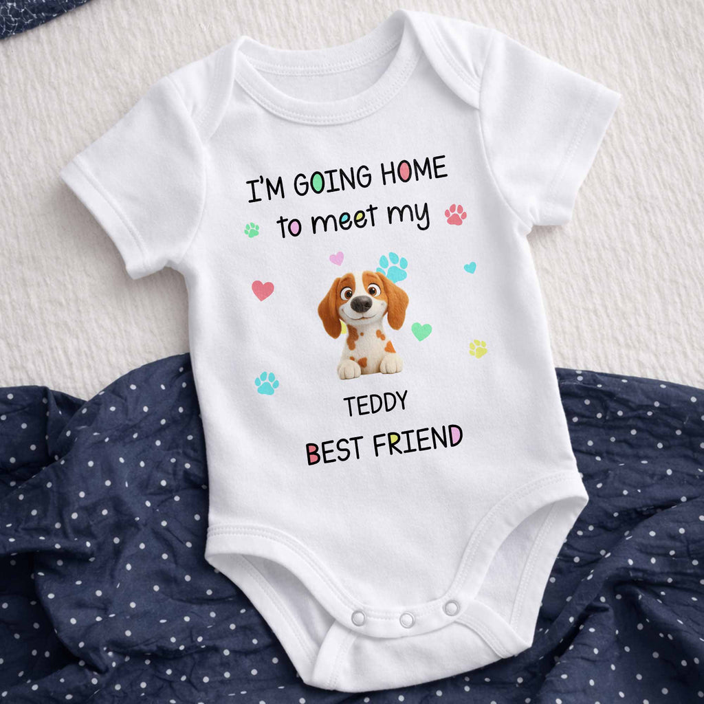 Personalized Custom Baby Onesie Cute Pet Design Gift for Kids Baby Onesie GradoCreations