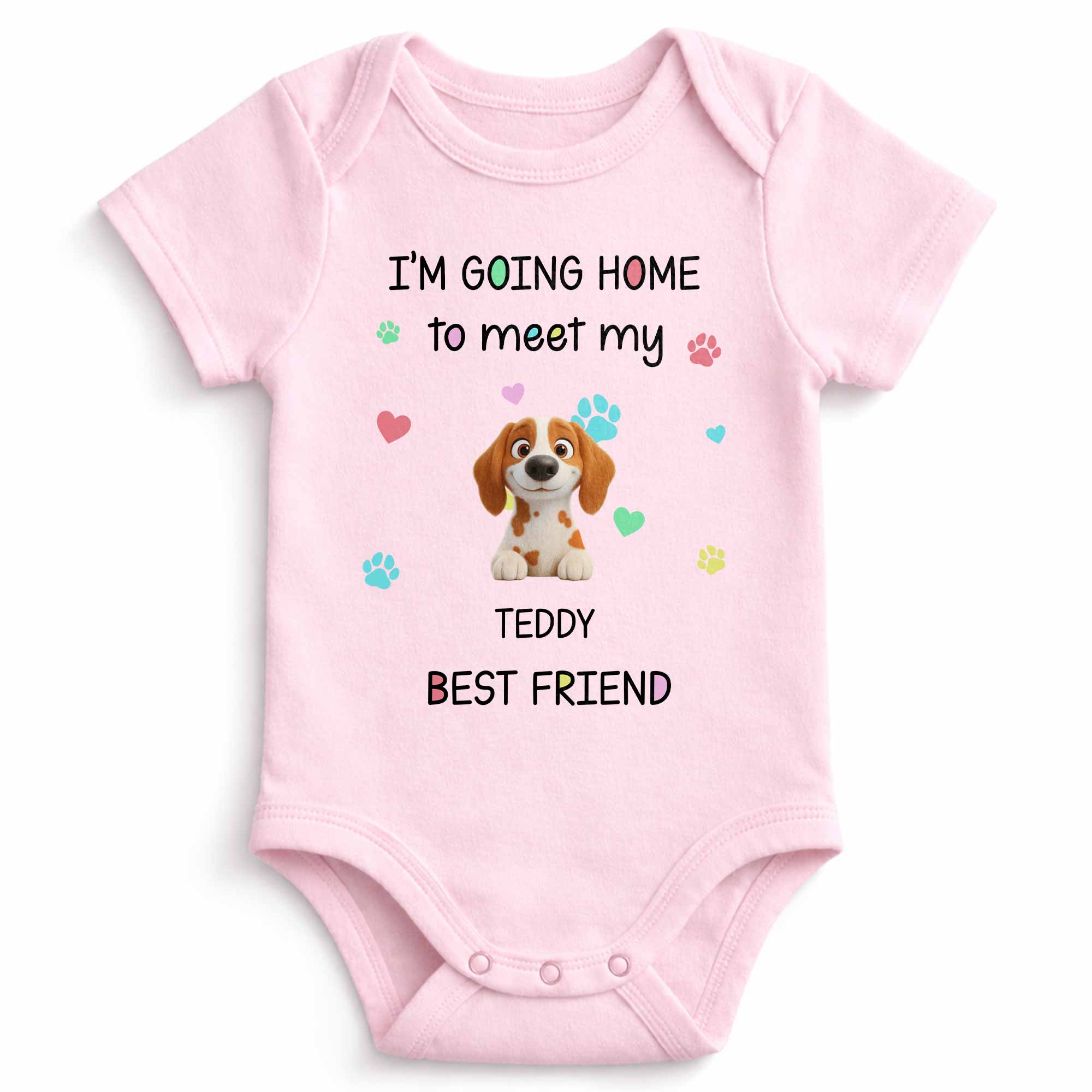 Personalized Custom Baby Onesie Cute Pet Design Gift for Kids Baby Onesie GradoCreations