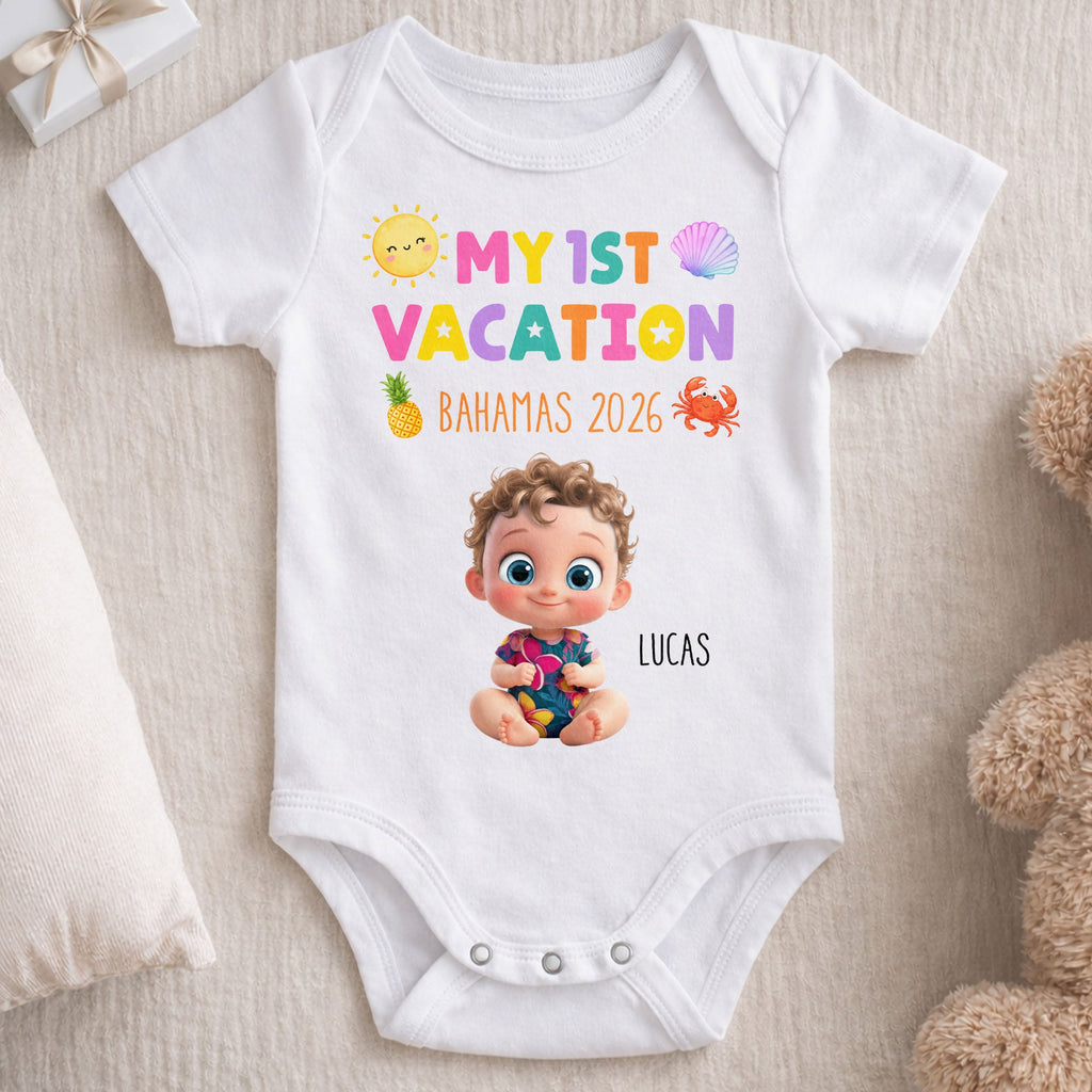 Personalized Custom Baby Onesie Soft Cotton Gift for Kids Baby Onesie GradoCreations