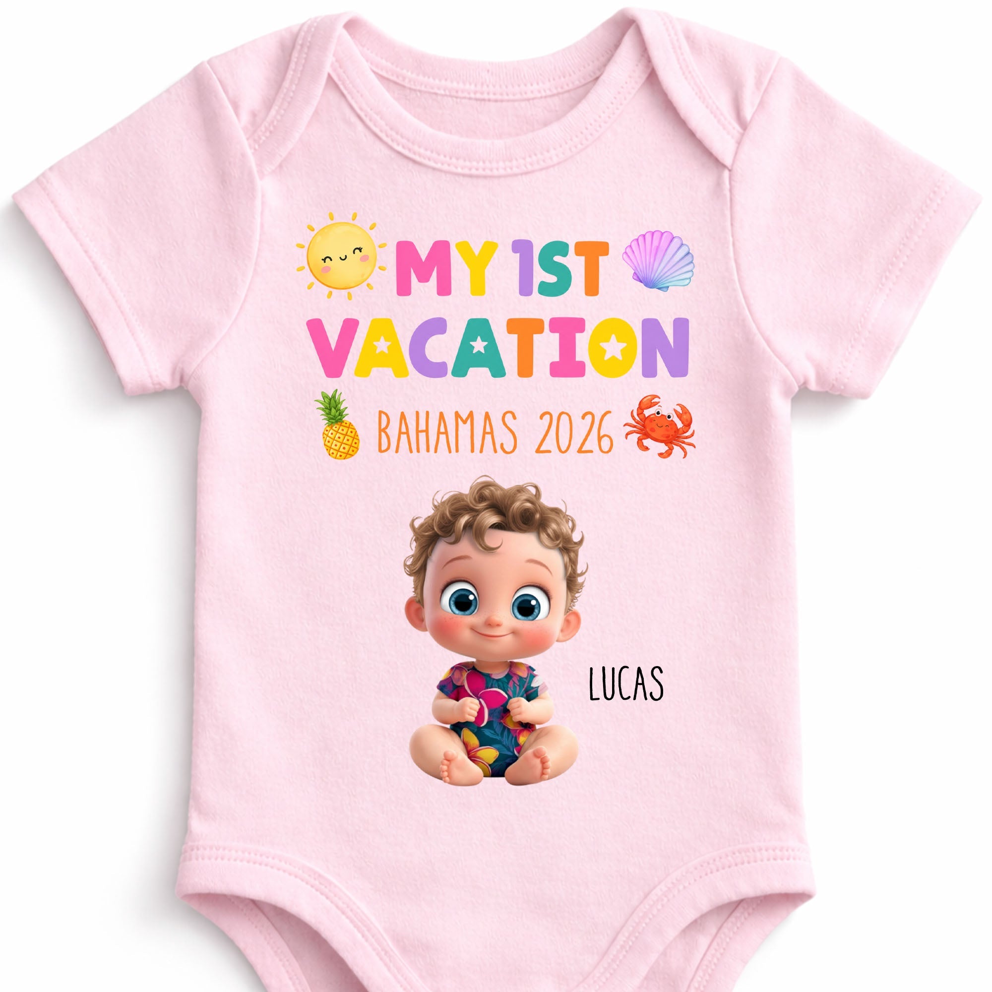 Personalized Custom Baby Onesie Soft Cotton Gift for Kids Baby Onesie GradoCreations