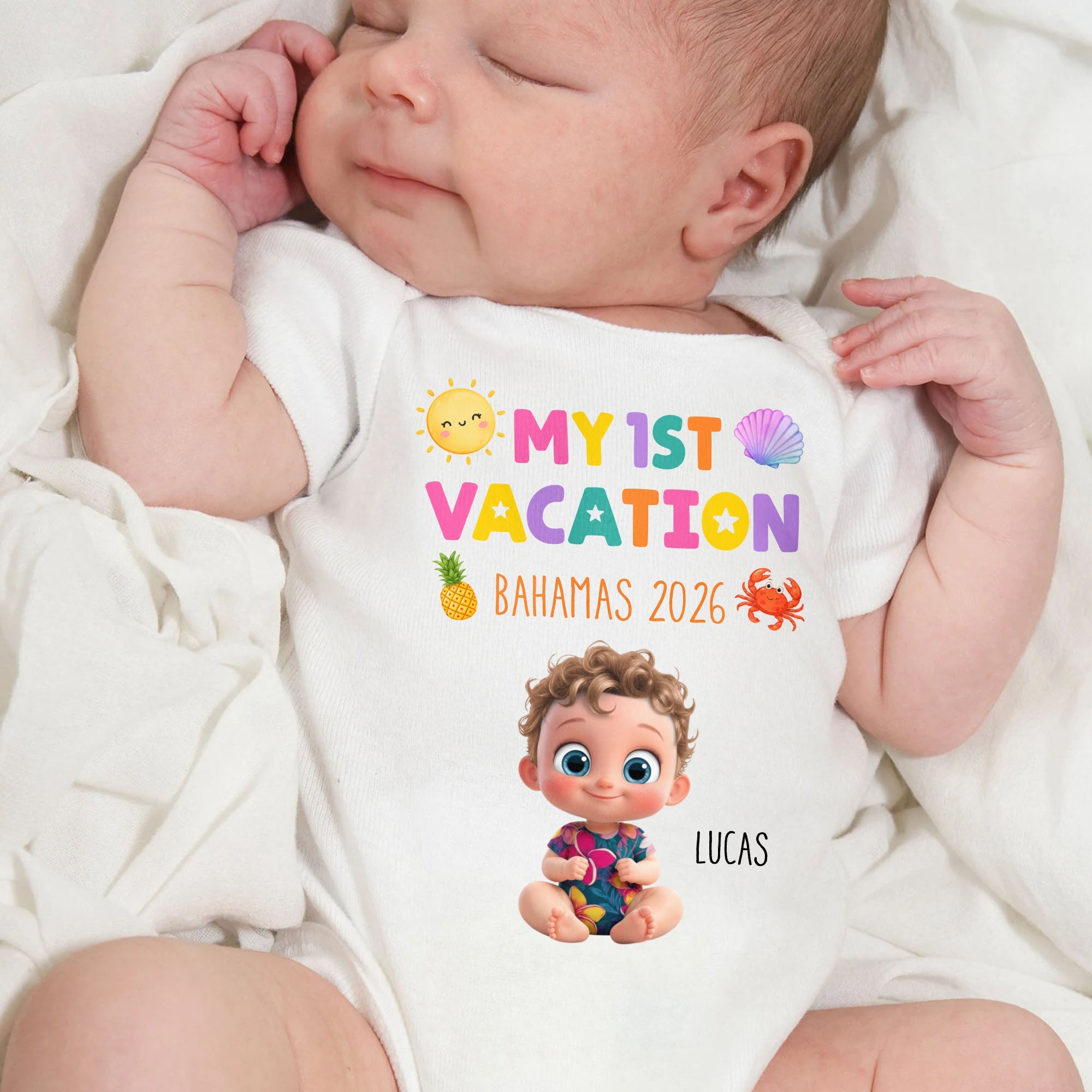 Personalized Custom Baby Onesie Soft Cotton Gift for Kids Baby Onesie GradoCreations