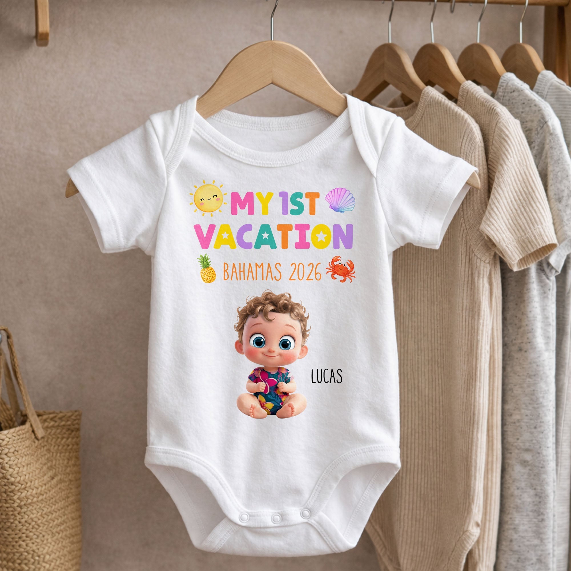 Personalized Custom Baby Onesie Soft Cotton Gift for Kids Baby Onesie GradoCreations