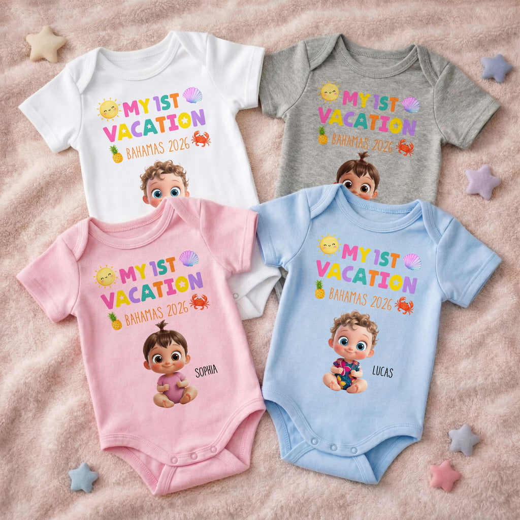 Personalized Custom Baby Onesie Soft Cotton Gift for Kids Baby Onesie GradoCreations