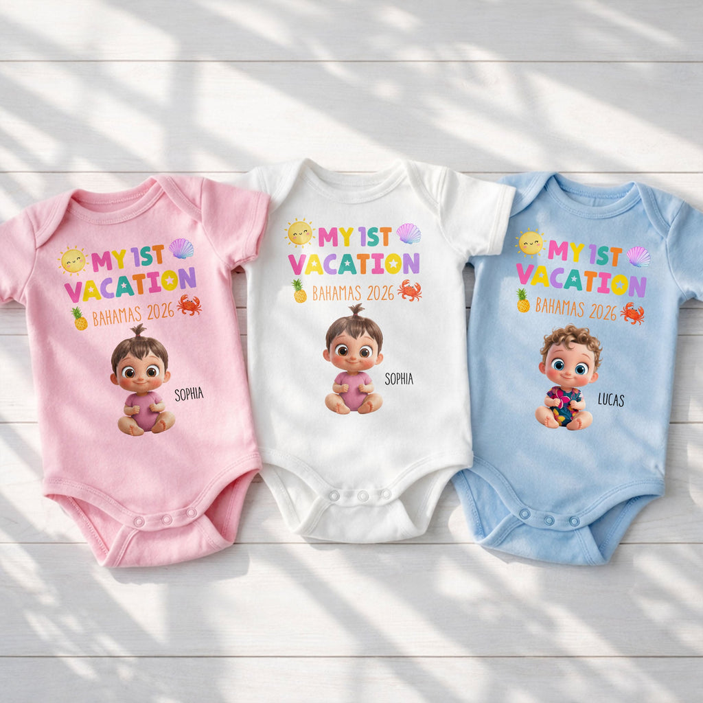 Personalized Custom Baby Onesie Soft Cotton Gift for Kids Baby Onesie GradoCreations