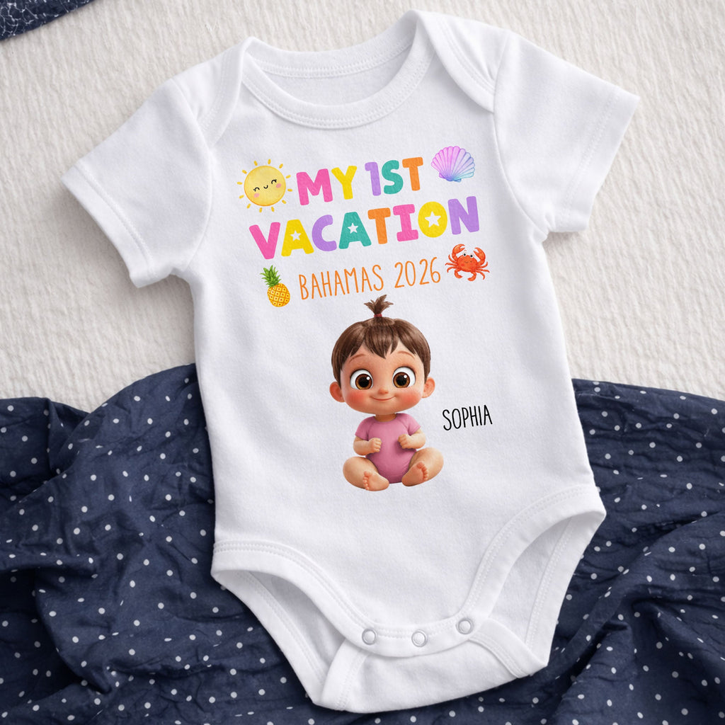 Personalized Custom Baby Onesie Soft Cotton Gift for Kids Baby Onesie GradoCreations