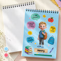 Personalized Sketch Book Custom Name Gift for Boys Kids Sketch Book GradoCreations