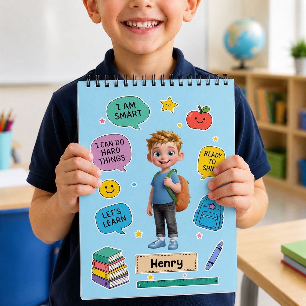 Personalized Sketch Book Custom Name Gift for Boys Kids Sketch Book GradoCreations