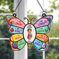 Personalized Butterfly Affirmation Suncatcher for Kids Custom Name Gift Suncatcher GradoCreations