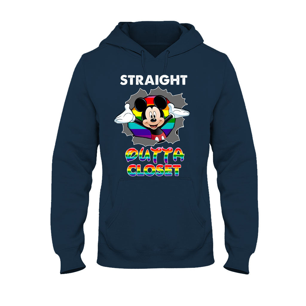 Personalized LGBT Support Kid Shirt Straight Outta Closet Kid Shirt GradoCreations