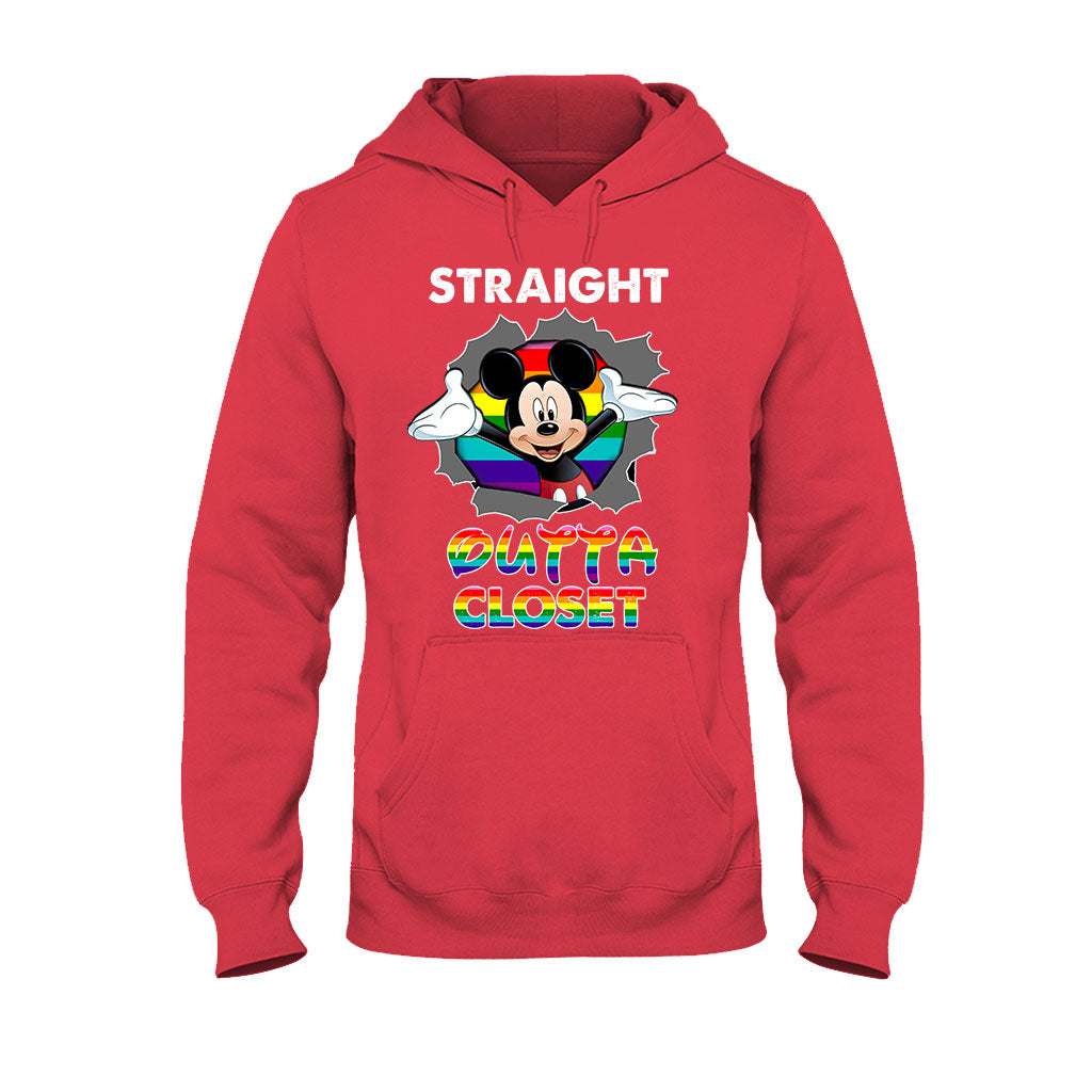 Personalized LGBT Support Kid Shirt Straight Outta Closet Kid Shirt GradoCreations