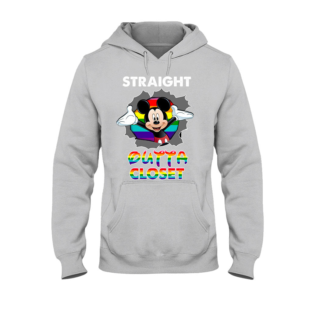Personalized LGBT Support Kid Shirt Straight Outta Closet Kid Shirt GradoCreations