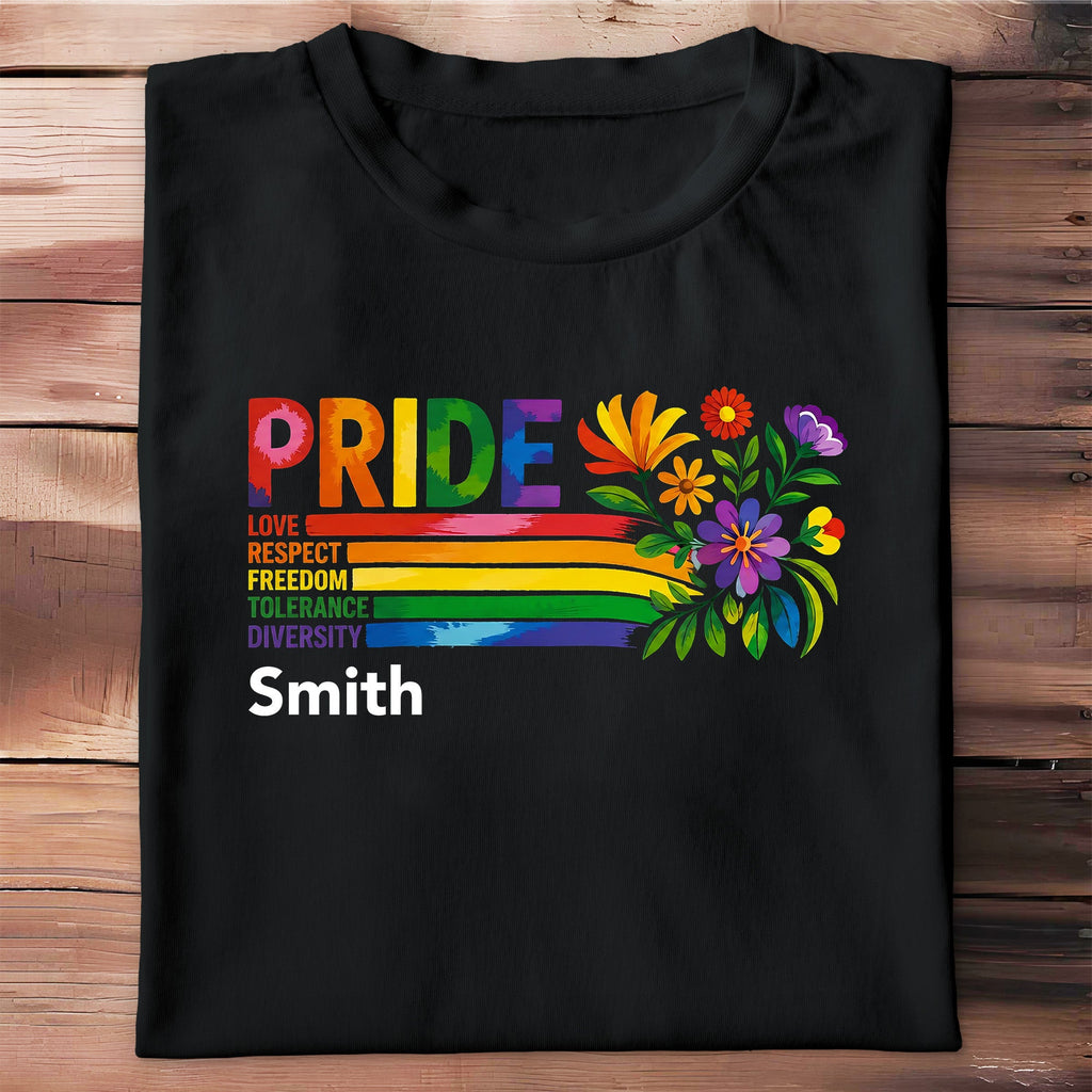 Personalized Pride T-Shirt & Hoodie Custom Gift for LGBTQ+ Shirt GradoCreations