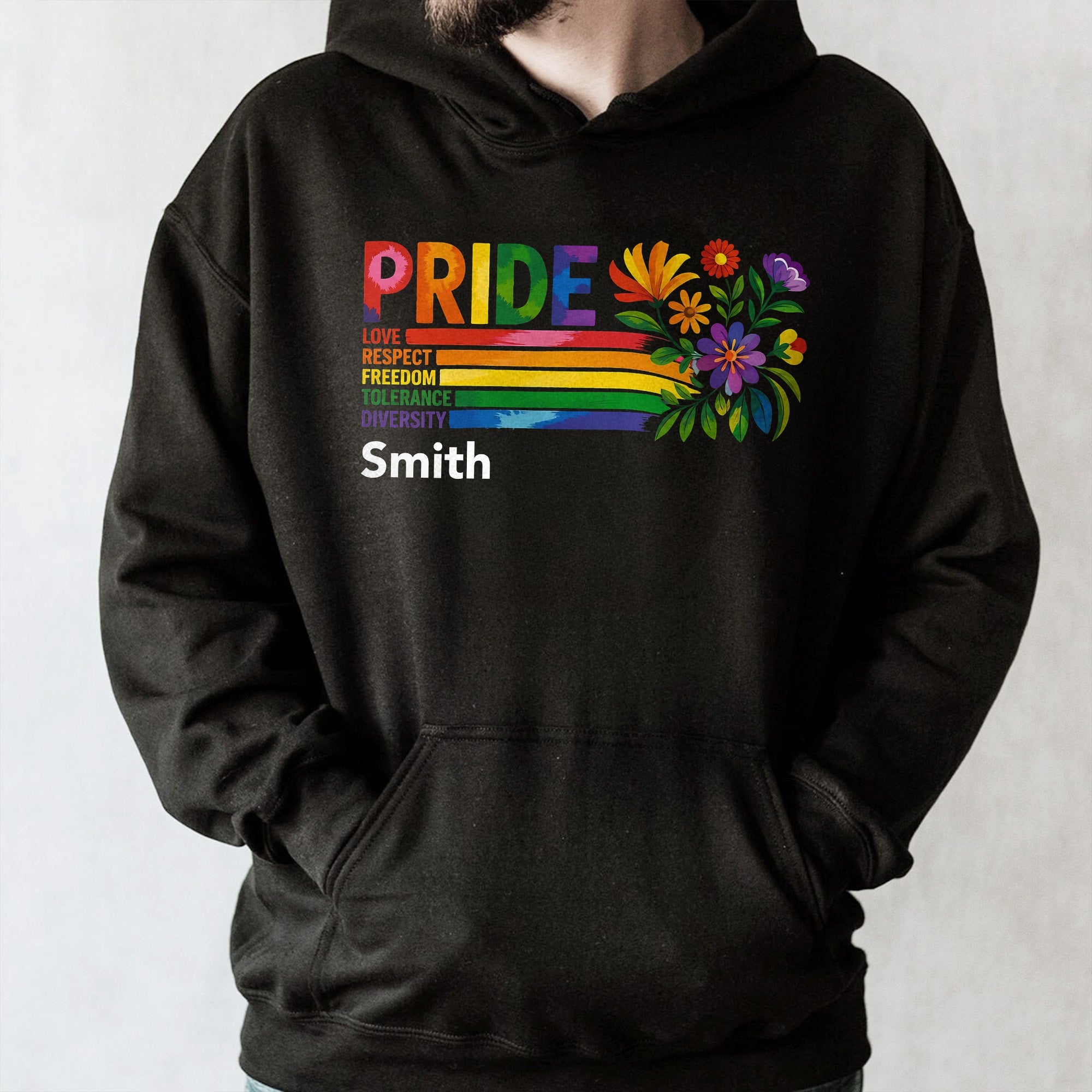 Personalized Pride T-Shirt & Hoodie Custom Gift for LGBTQ+ Shirt GradoCreations