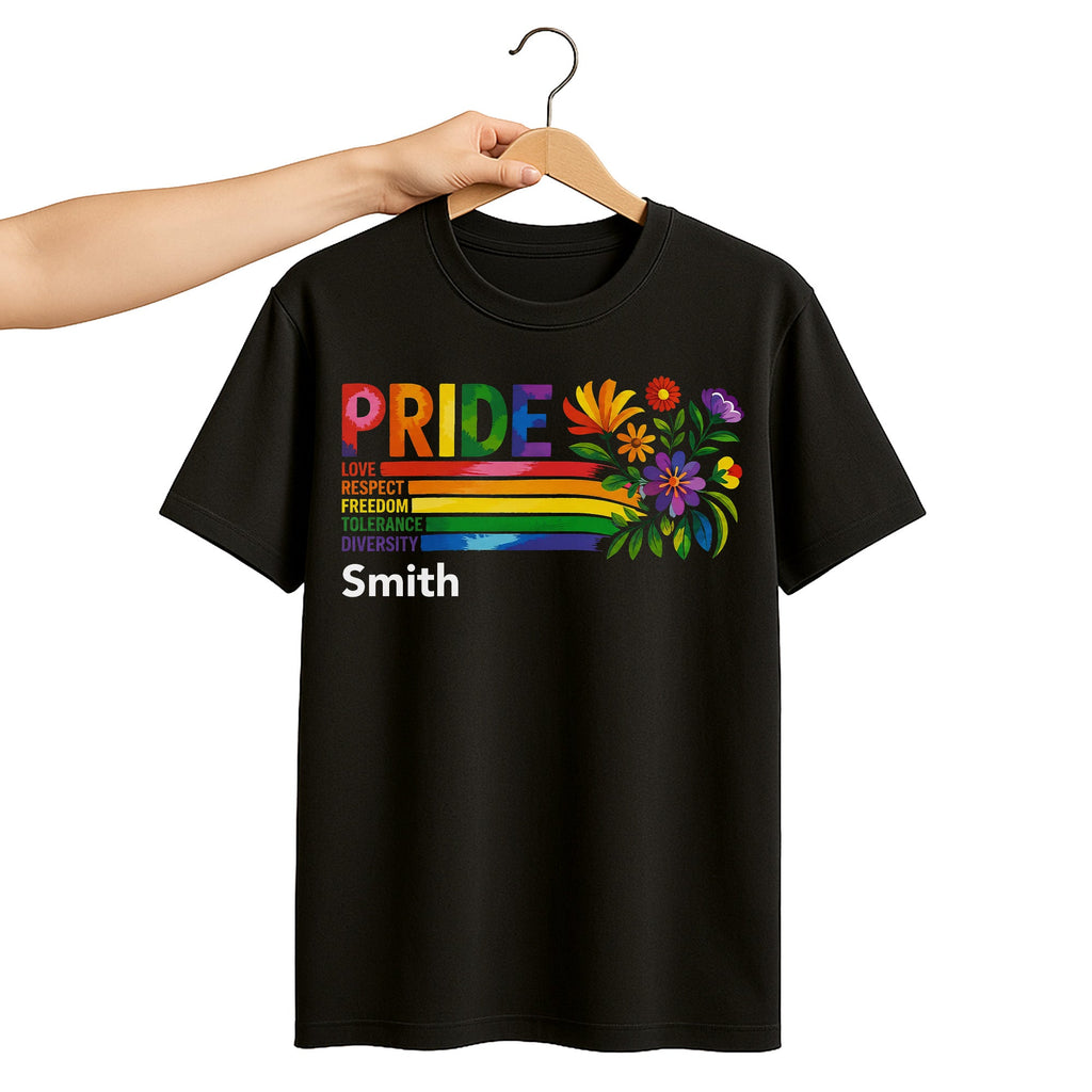 Personalized Pride T-Shirt & Hoodie Custom Gift for LGBTQ+ Shirt GradoCreations