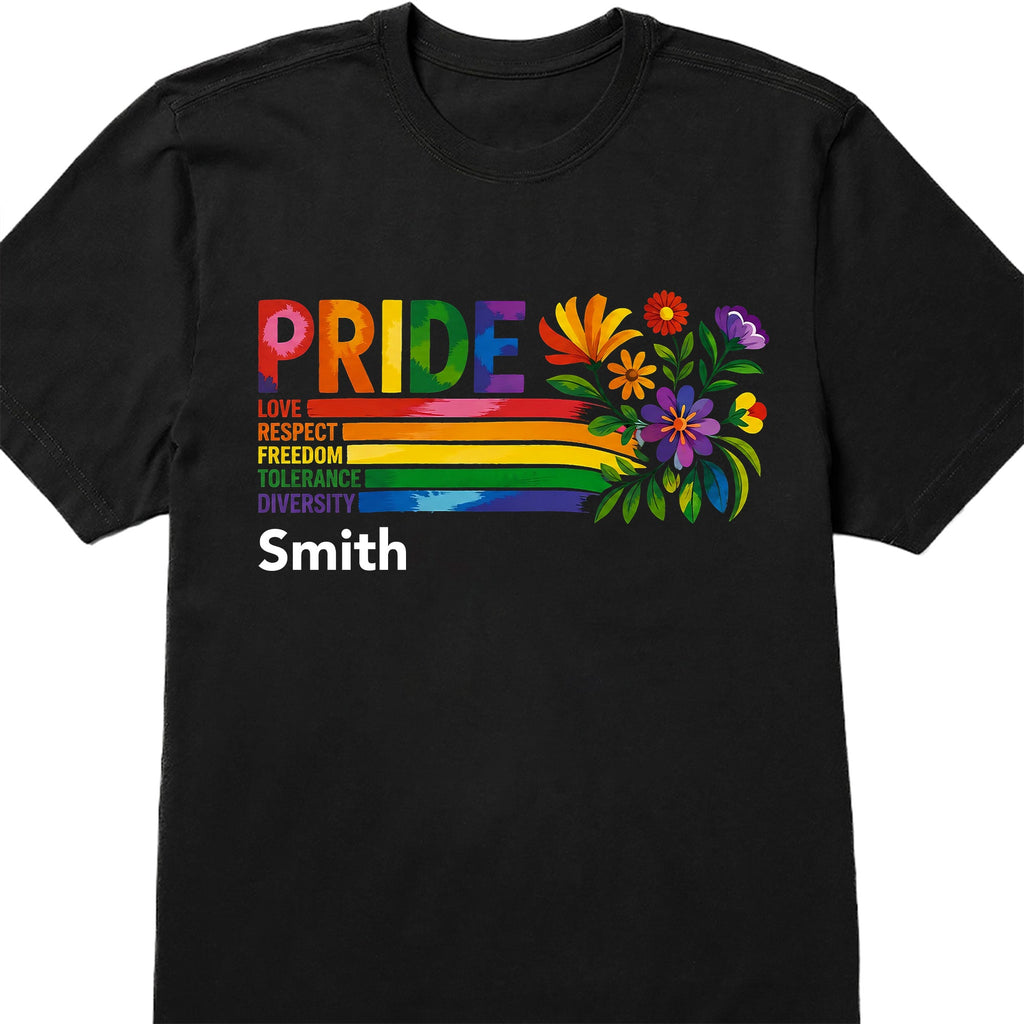 Personalized Pride T-Shirt & Hoodie Custom Gift for LGBTQ+ Shirt GradoCreations