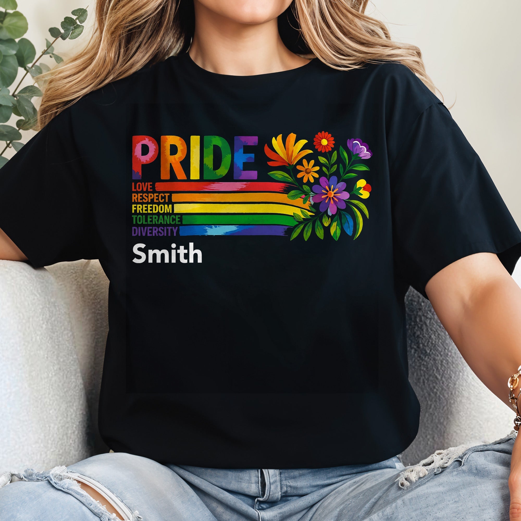 Personalized Pride T-Shirt & Hoodie Custom Gift for LGBTQ+ Shirt GradoCreations