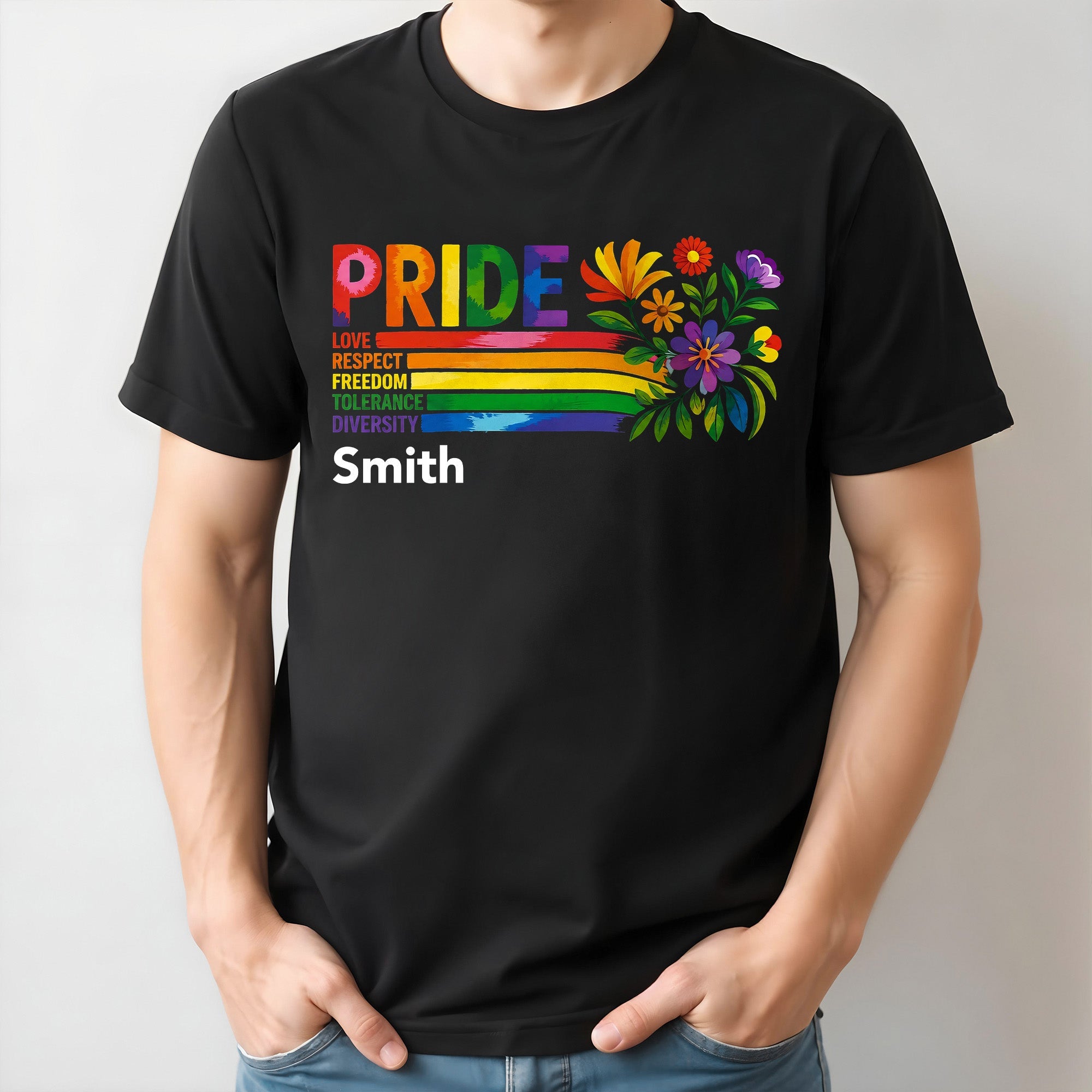 Personalized Pride T-Shirt & Hoodie Custom Gift for LGBTQ+ Shirt GradoCreations