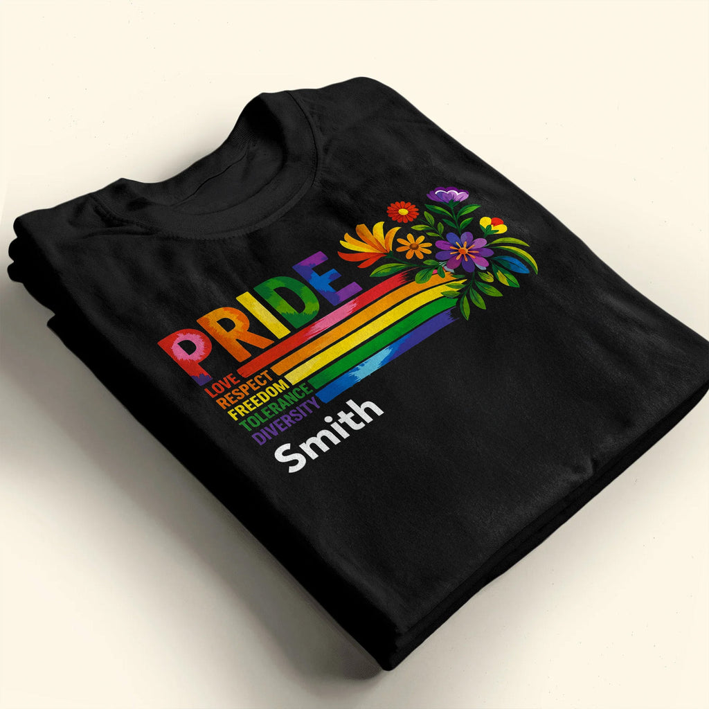 Personalized Pride T-Shirt & Hoodie Custom Gift for LGBTQ+ Shirt GradoCreations
