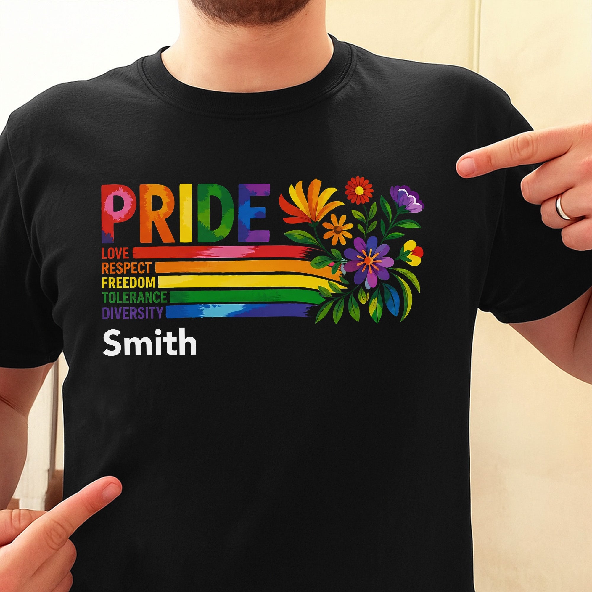 Personalized Pride T-Shirt & Hoodie Custom Gift for LGBTQ+ Shirt GradoCreations
