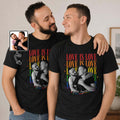 Personalized Custom Photo T-shirt Hoodie LGBT Pride Gift Shirt GradoCreations