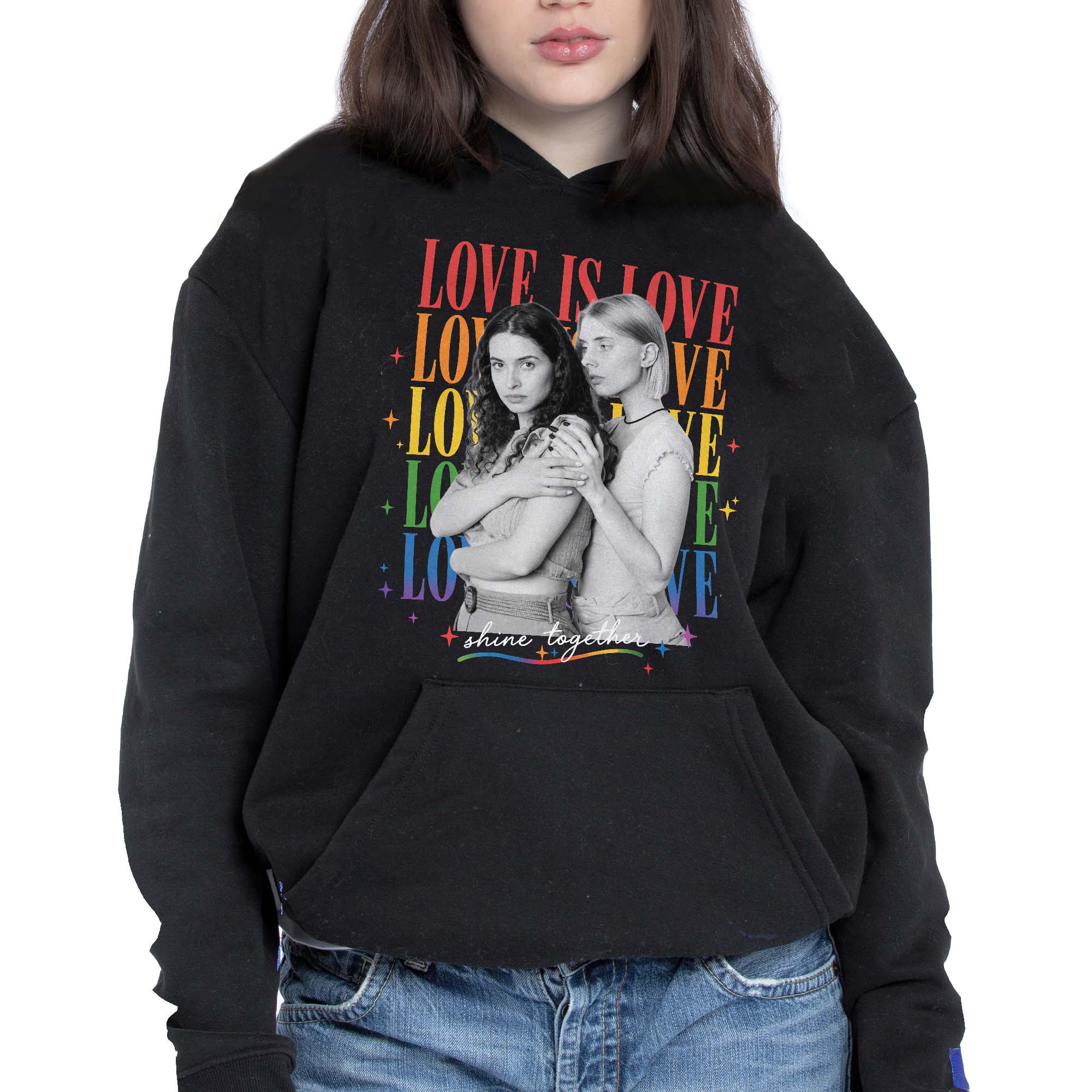 Personalized Custom Photo T-shirt Hoodie LGBT Pride Gift Shirt GradoCreations