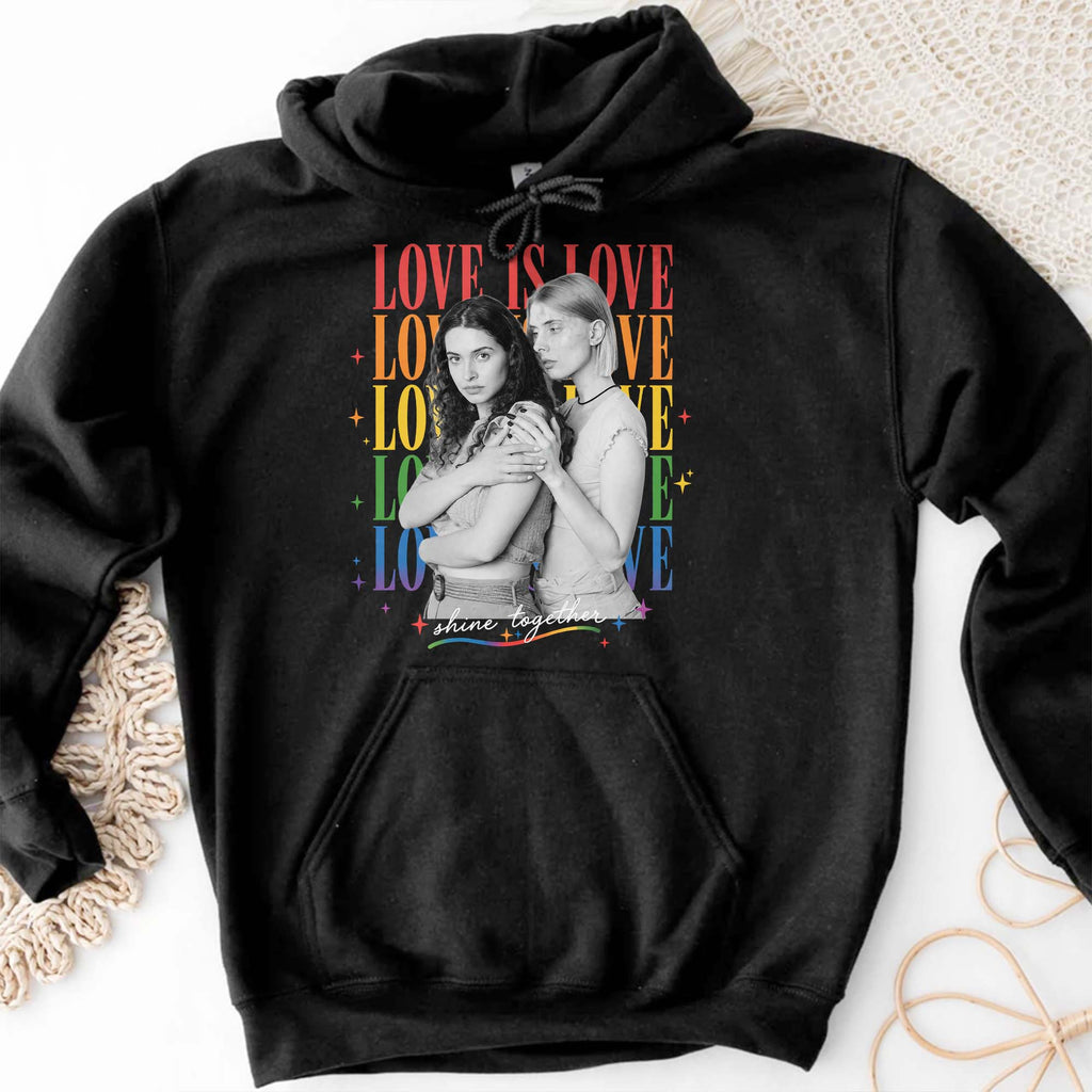 Personalized Custom Photo T-shirt Hoodie LGBT Pride Gift Shirt GradoCreations