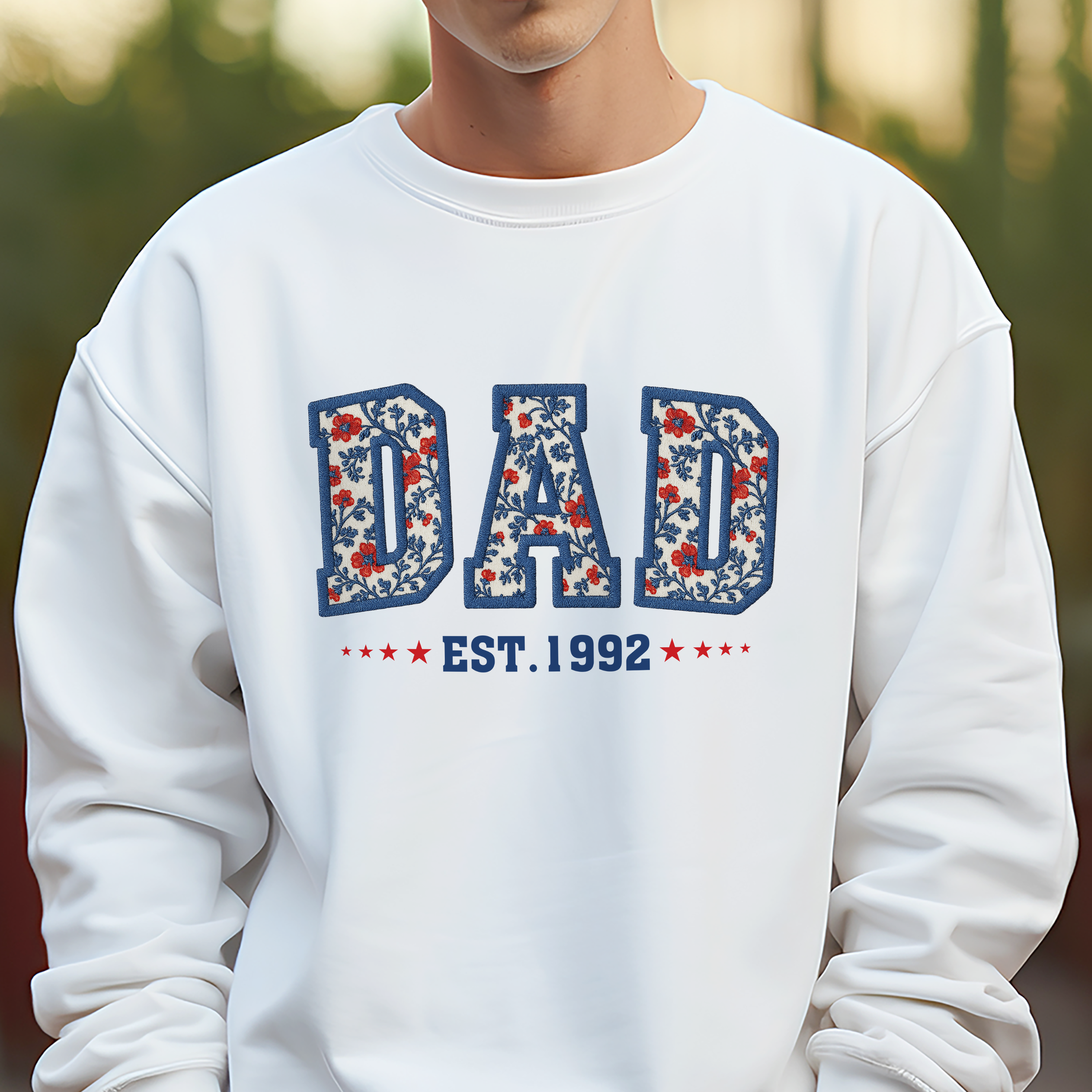 Personalized Floral Family Established Year T-Shirt for Mom & Dad HN590 - Tshirt GradoCreations