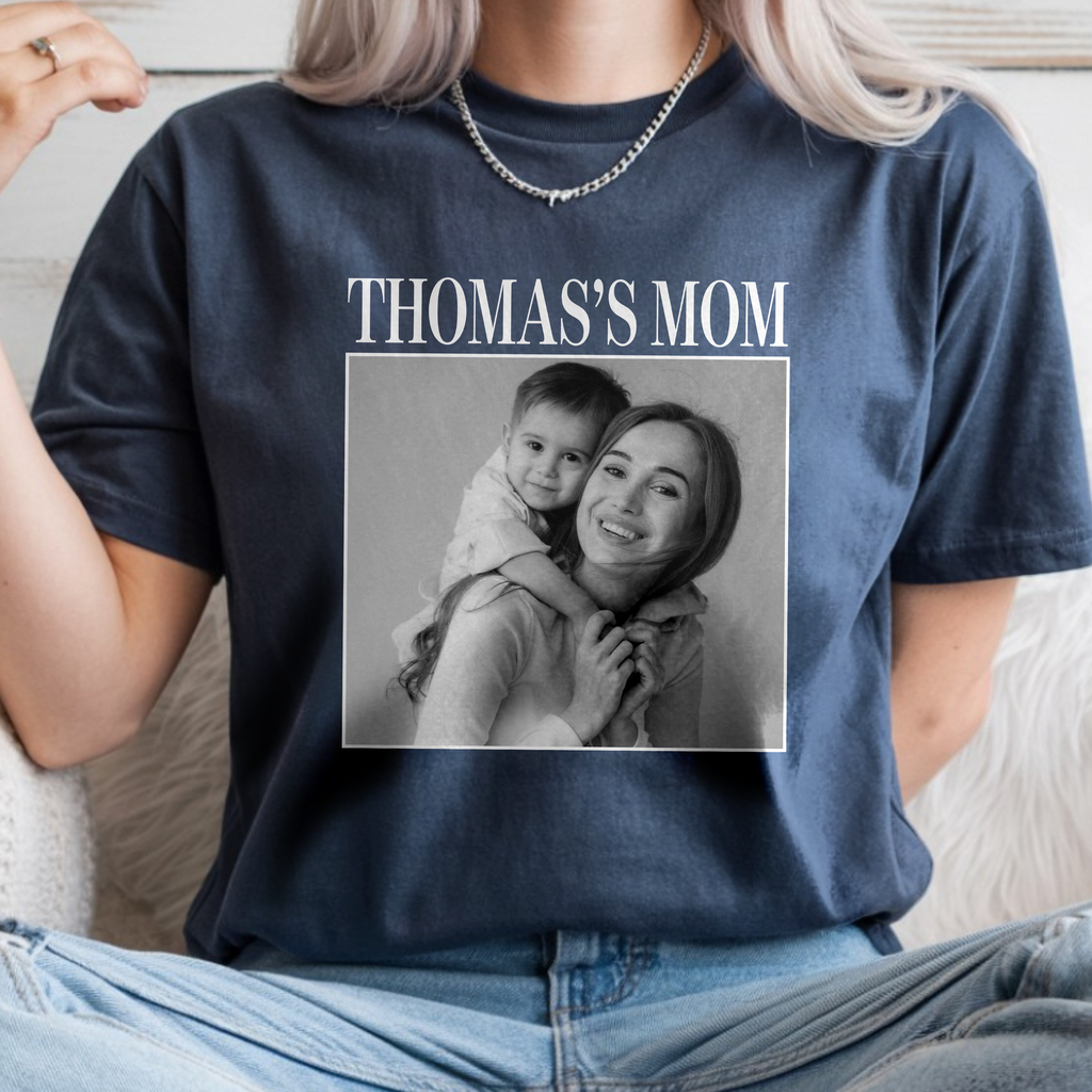 Personalized Photo Comfort Shirt Vintage Gift for Dad Comfort Shirt GradoCreations